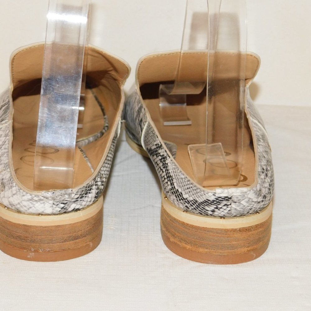 Ccocci Snakeskin Print Slip On Mules Slides Size 8 - image 4